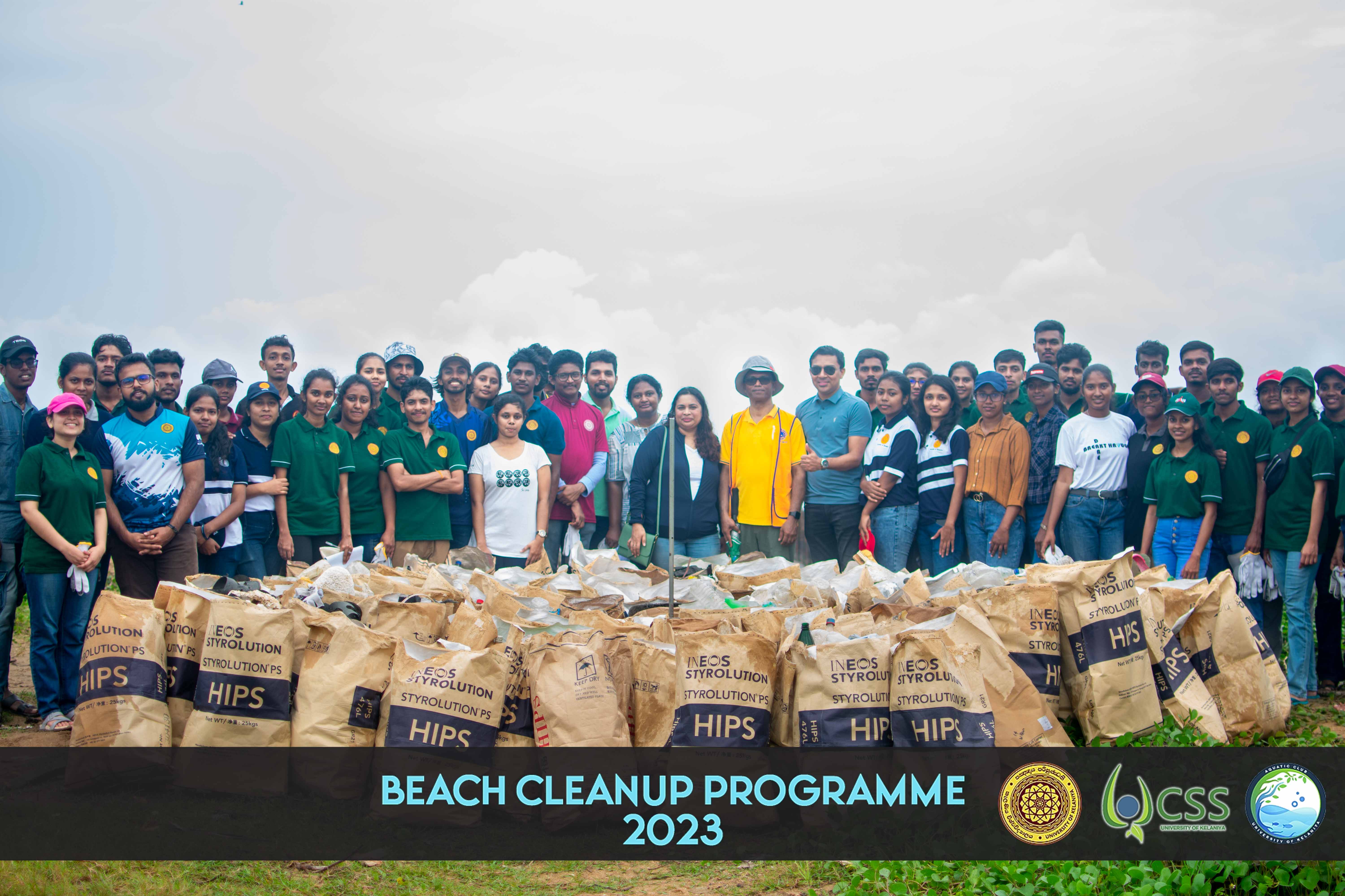 The University of Kelaniya Takes a Stand for Environmental Responsibility with Massive Beach Cleanup Event