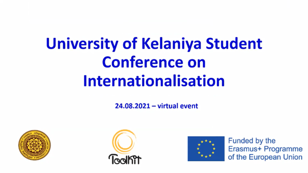 University of Kelaniya Student Conference on Internationalisation