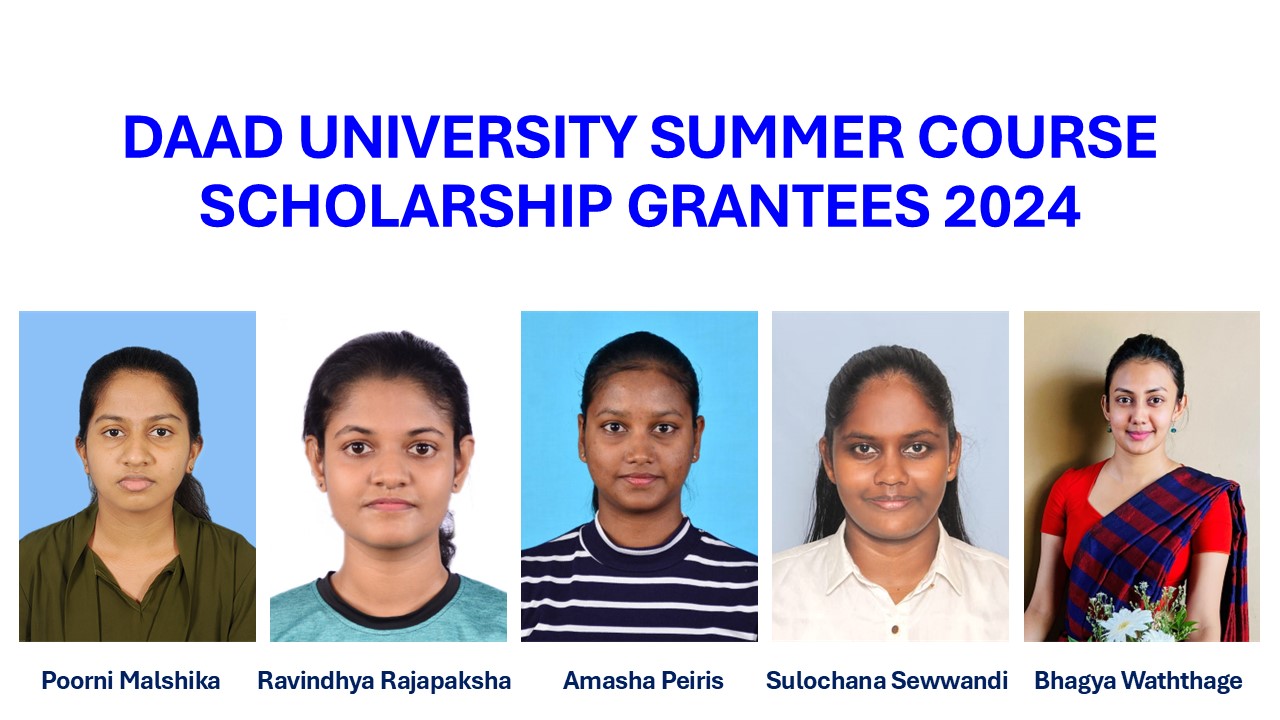 Winners of the German Academic Exchange Service University Summer Course Scholarships 2024 