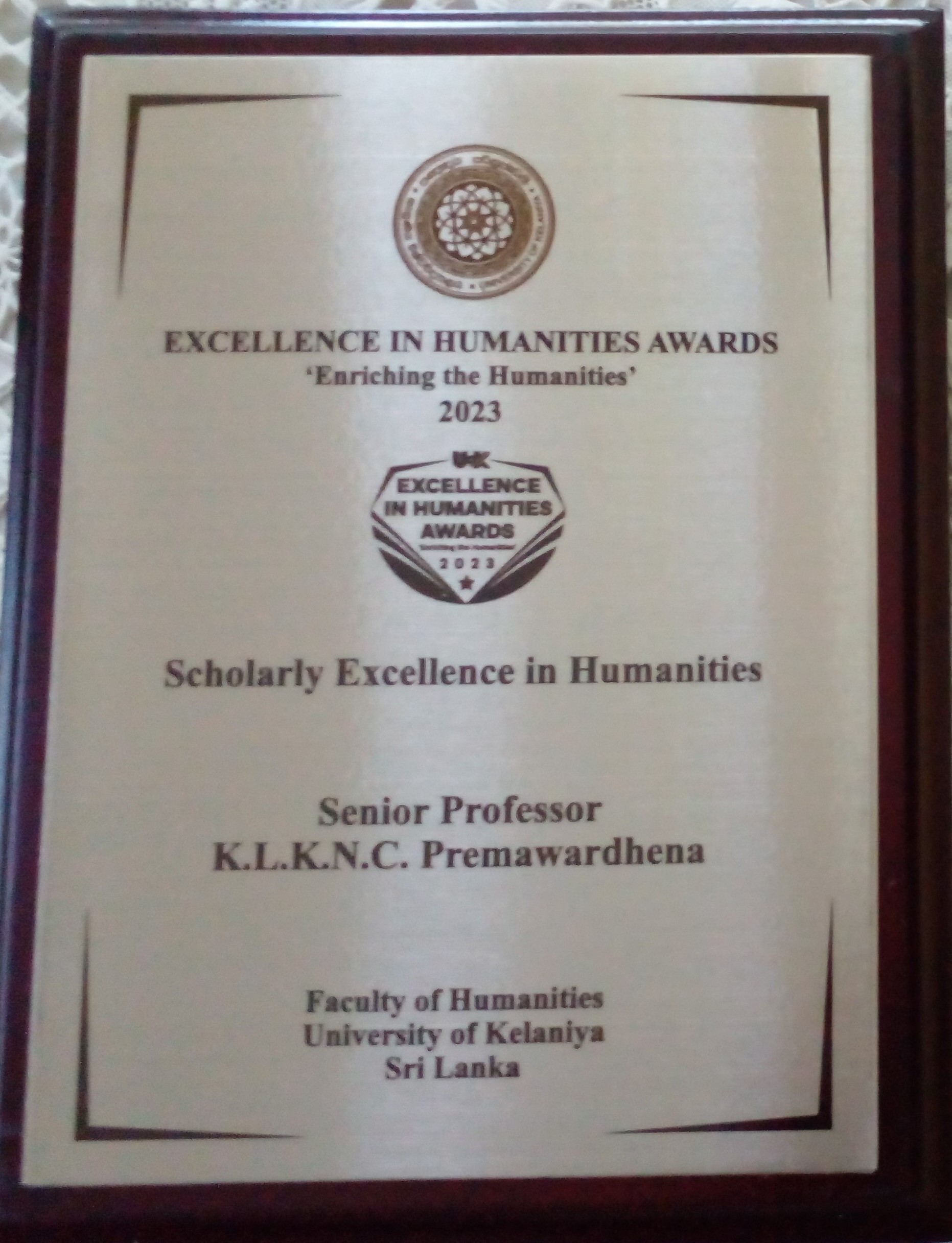 Director, Centre for International Affairs wins awards at Excellence in Humanities Awards and Vice Chancellor's Awards 2023