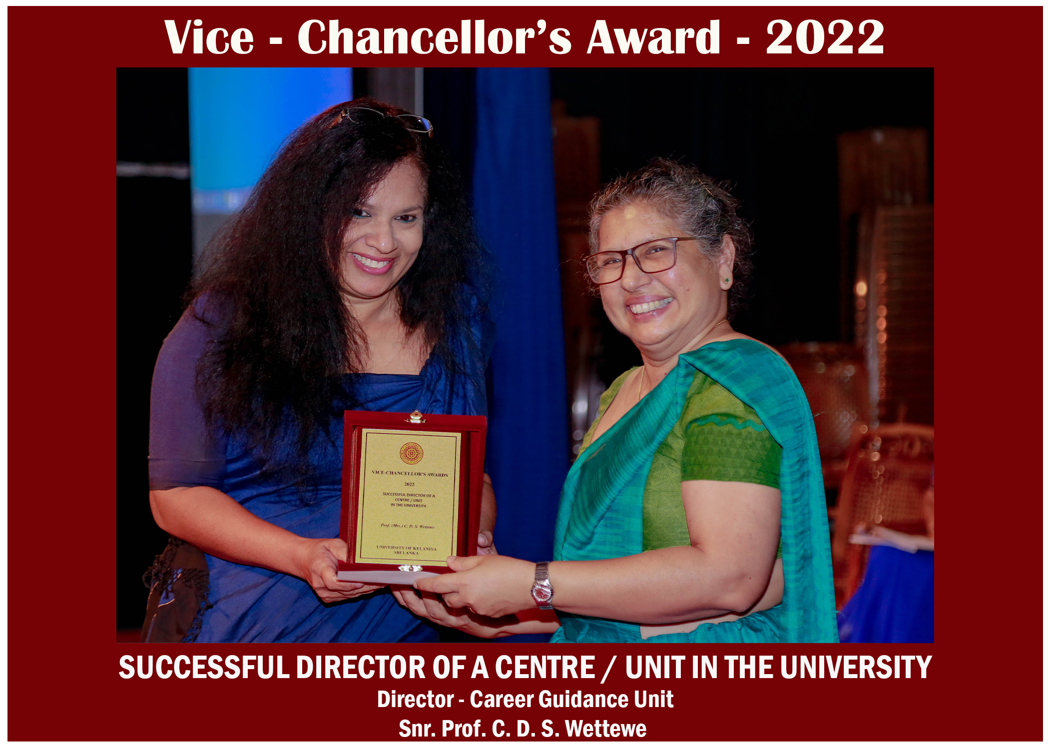 Vice-Chancellor's Awards - 2022