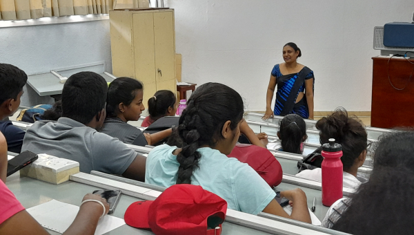 Career counselling session for the 1st year students of the Department of Sports Science & Physical Education